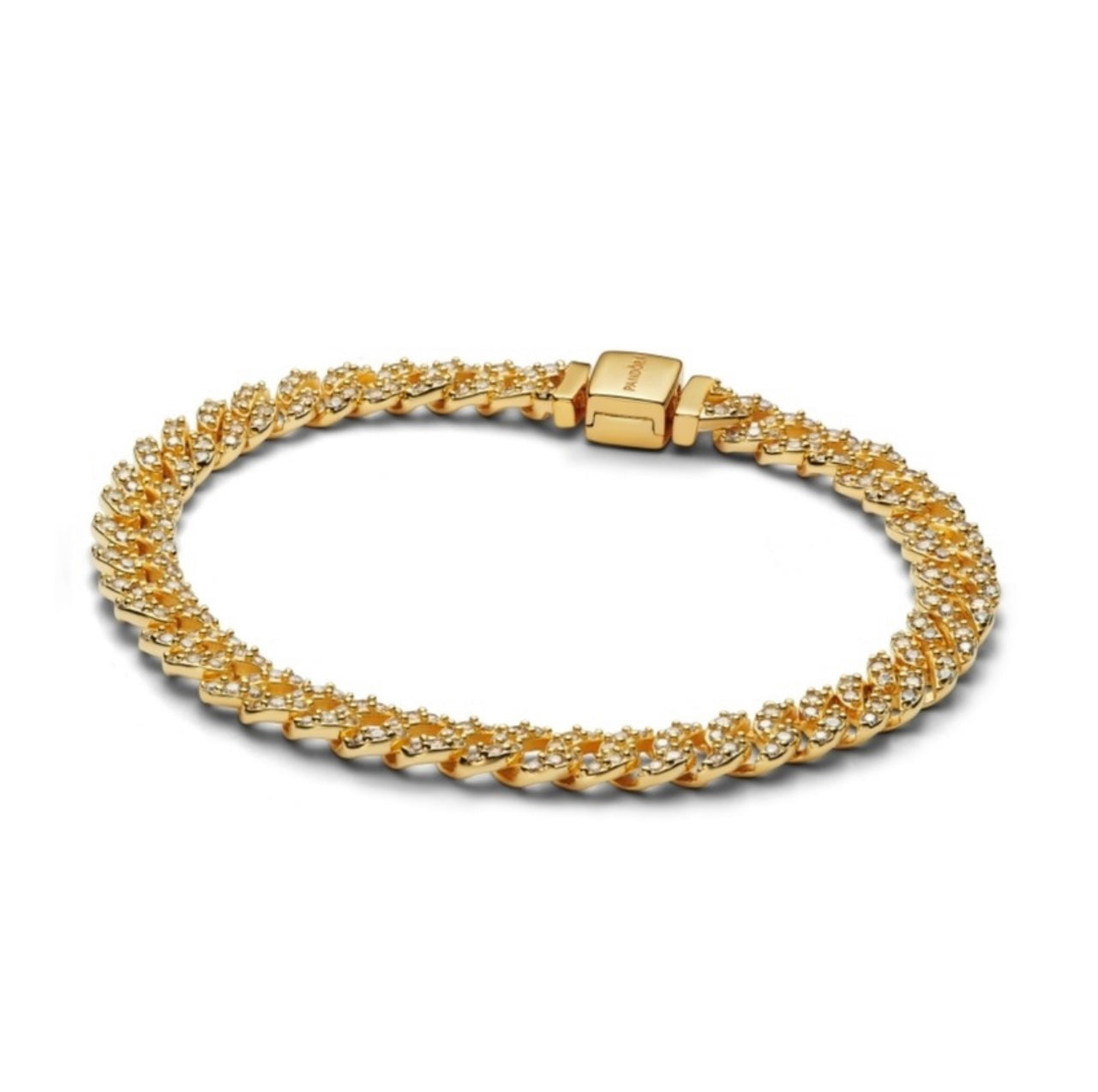 Pavé Cuban Chain Bracelet