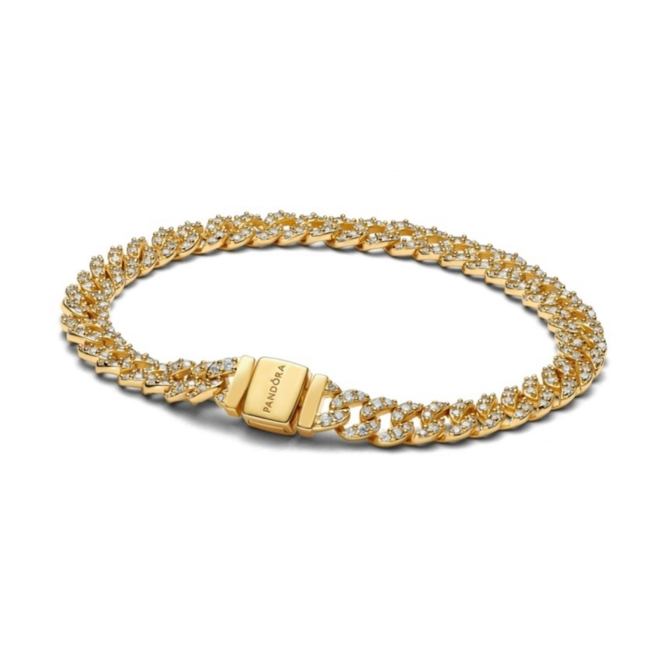 Pavé Cuban Chain Bracelet