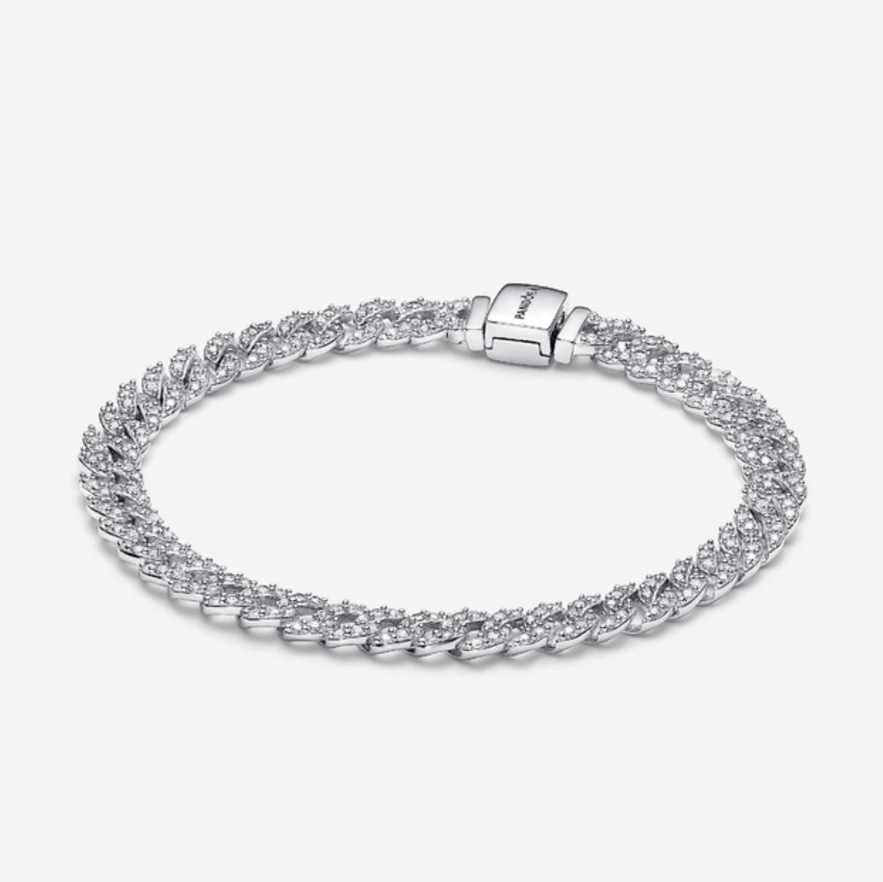 Pavé Cuban Chain Bracelet
