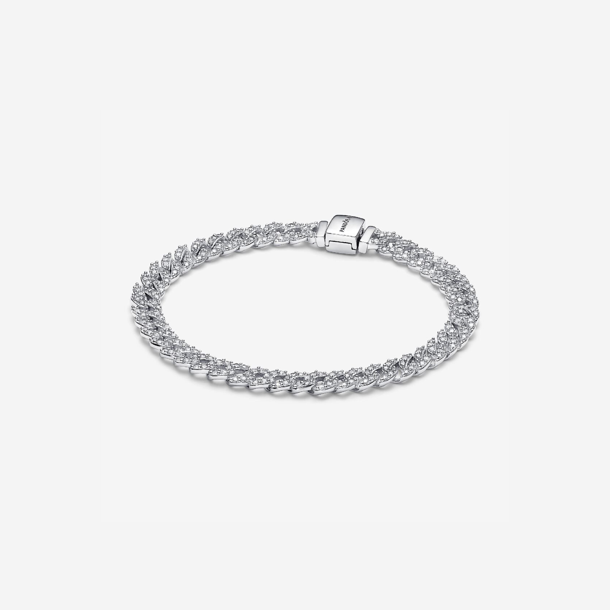 Pavé Cuban Chain Bracelet