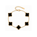 Willow Black Bracelet - Gold