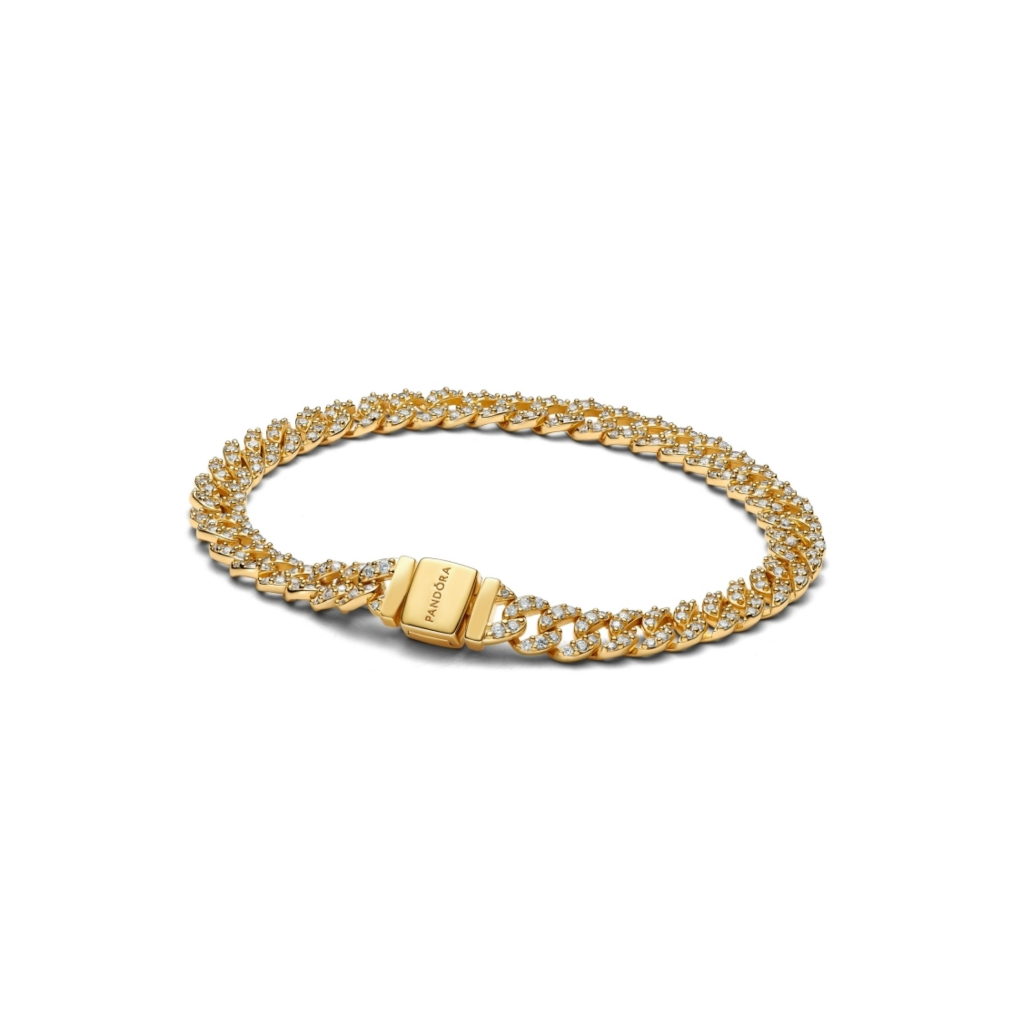 Pavé Cuban Chain Bracelet