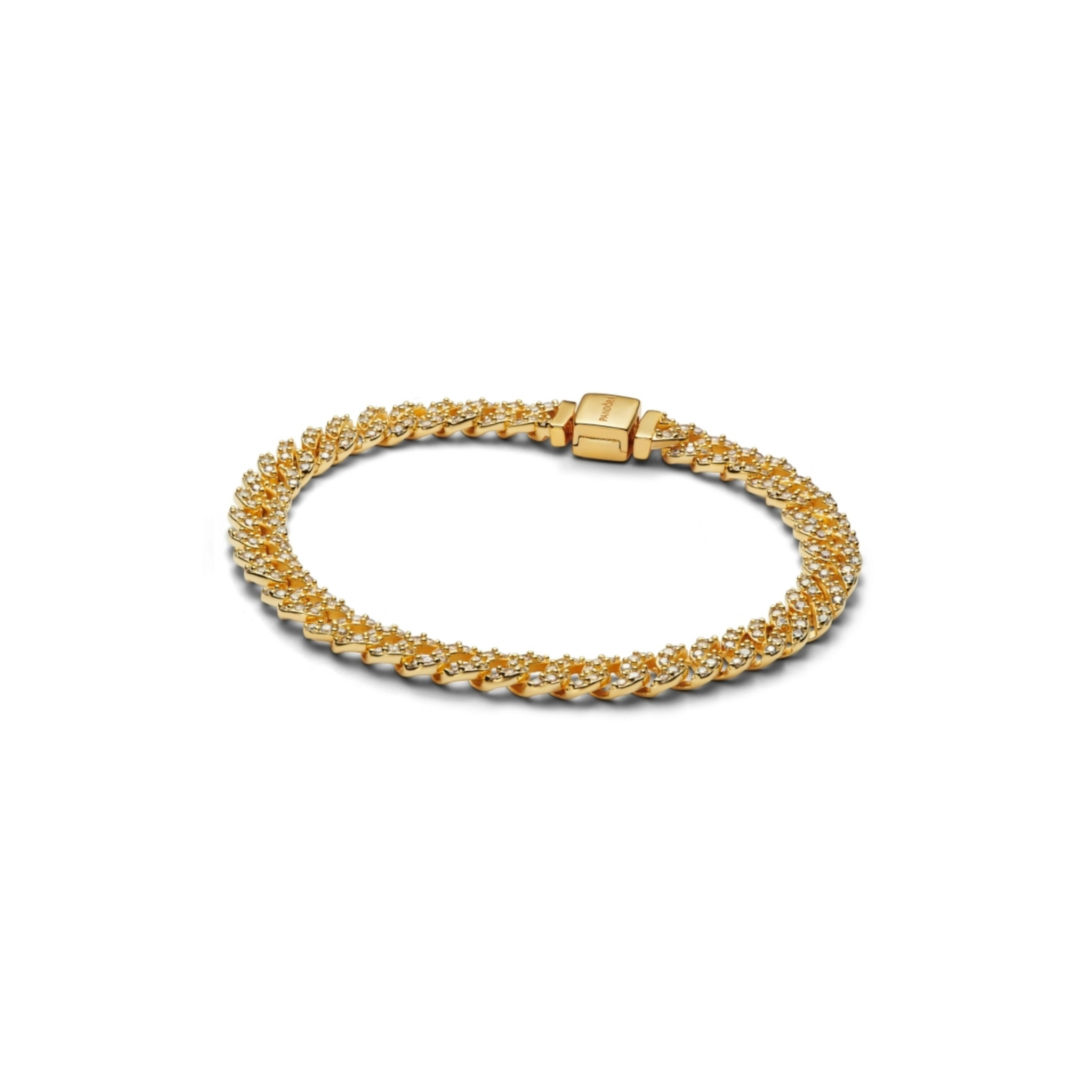 Pavé Cuban Chain Bracelet